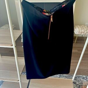 Ted Baker London - High Waist, Long, Side Slit Skirt - Like New